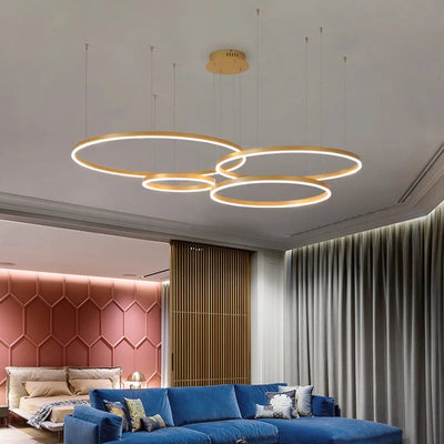 Modern Ceiling Chandelier Circular Ring