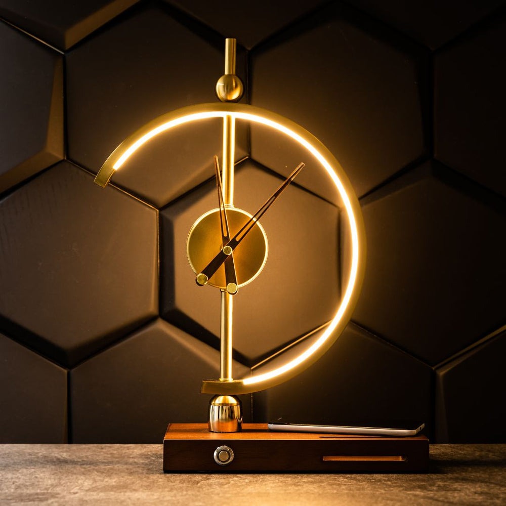 Eclipse Clock Lamp (Wireless Charging)