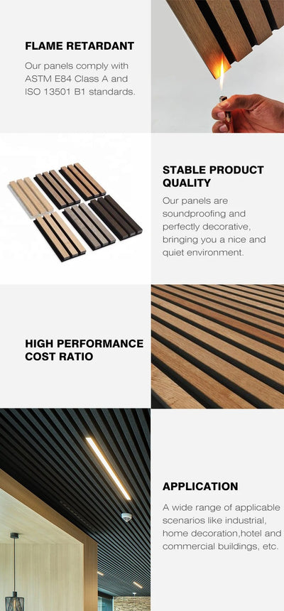 Wood Acoustic Wall Panels