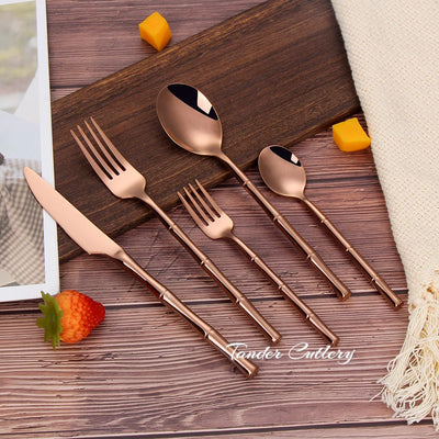 Western Tableware (Bamboo Style 10/15/20/25/30pcs)