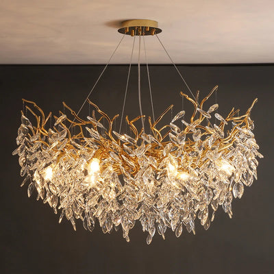 Crystalline Luxe Chandelier