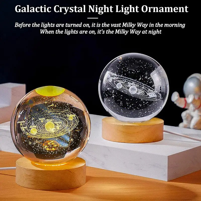 Galaxy Crystal Ball lamp