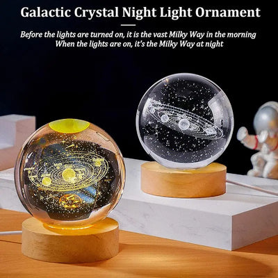 Galaxy Crystal Ball lamp