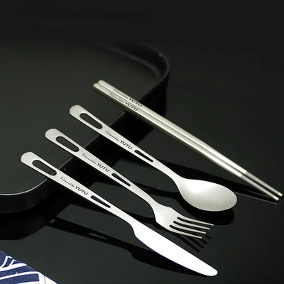 Pure Titanium Tableware Set