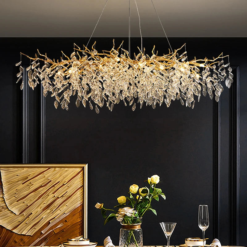 Crystalline Luxe Chandelier