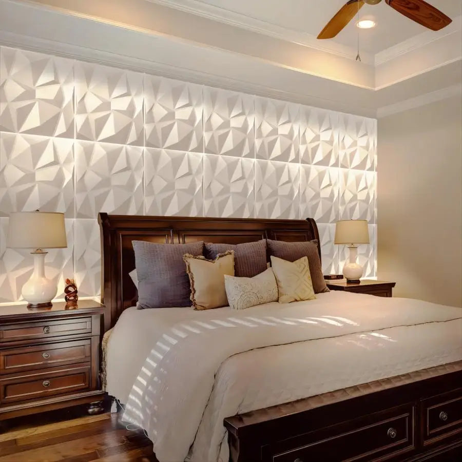 3D textured wall panels for indoor wall decoration