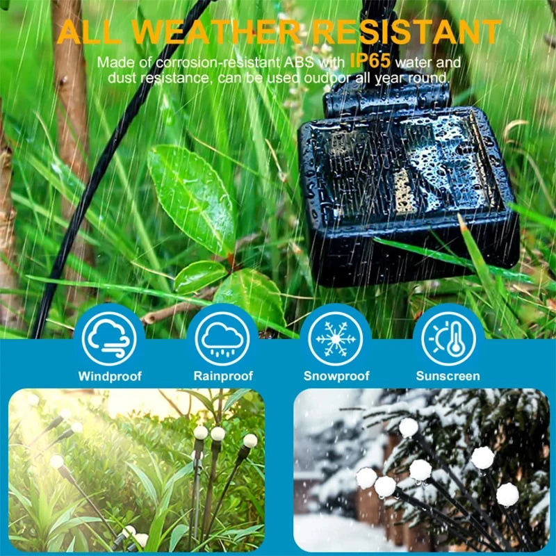 6/8/10 LED Solar Garden Lights