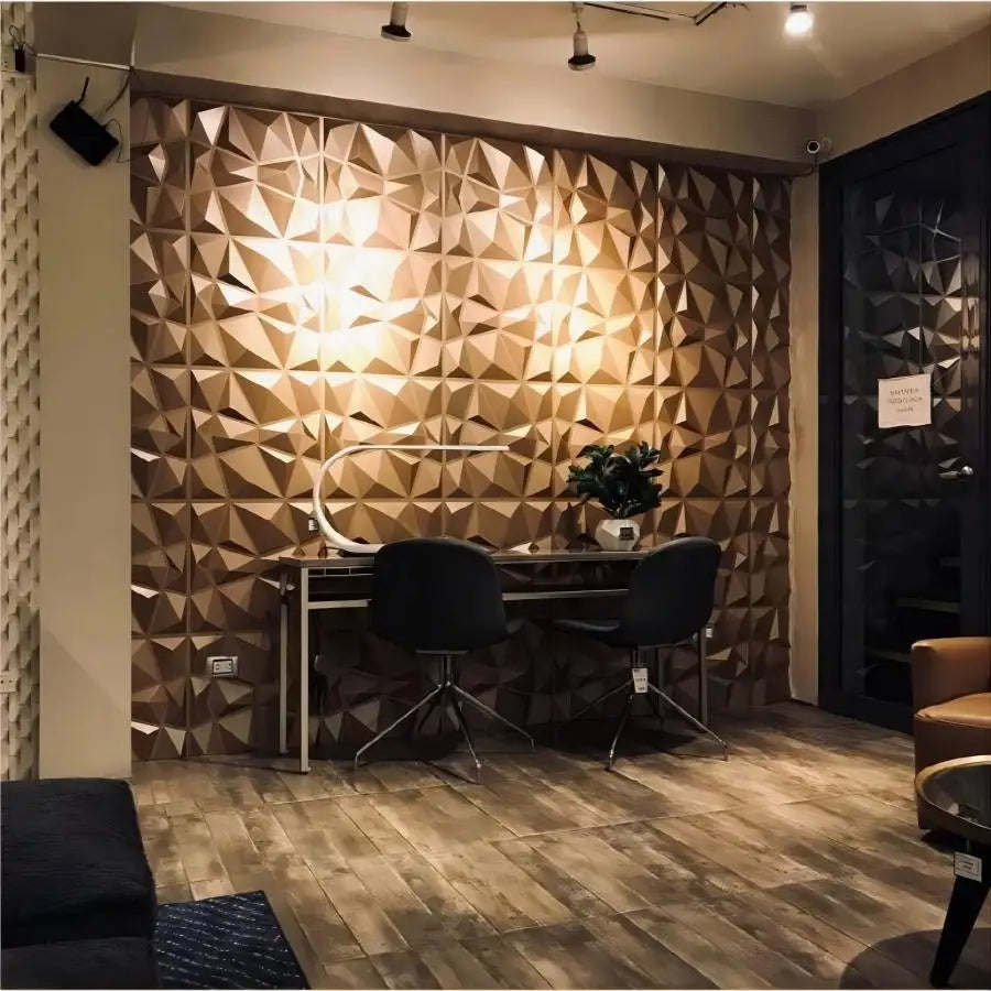 3D textured wall panels for indoor wall decoration