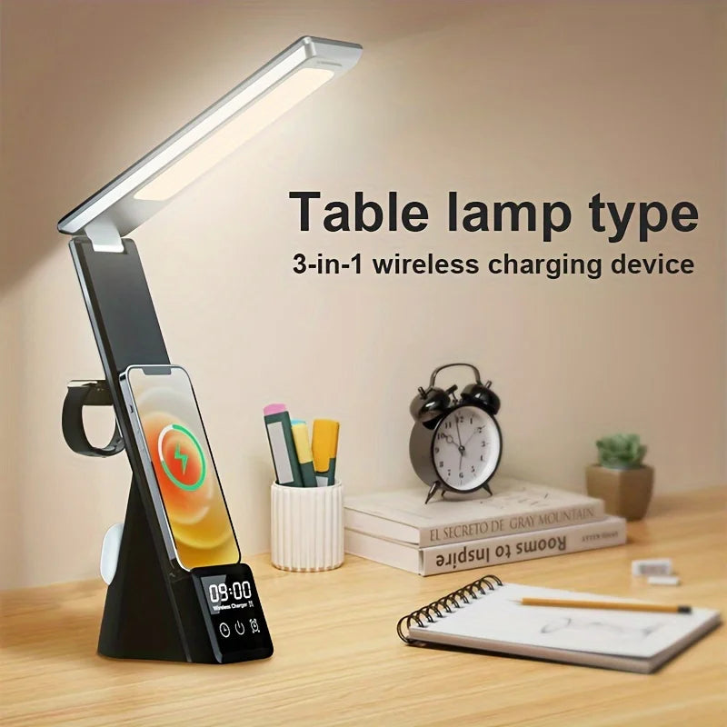 Five-in-one Foldable Desk Lamp Wireless Charger