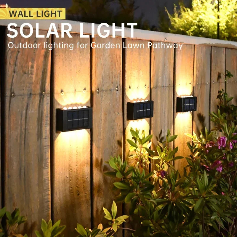 Solar Powered Light UP and Down (Illuminate Home Garden Yard)