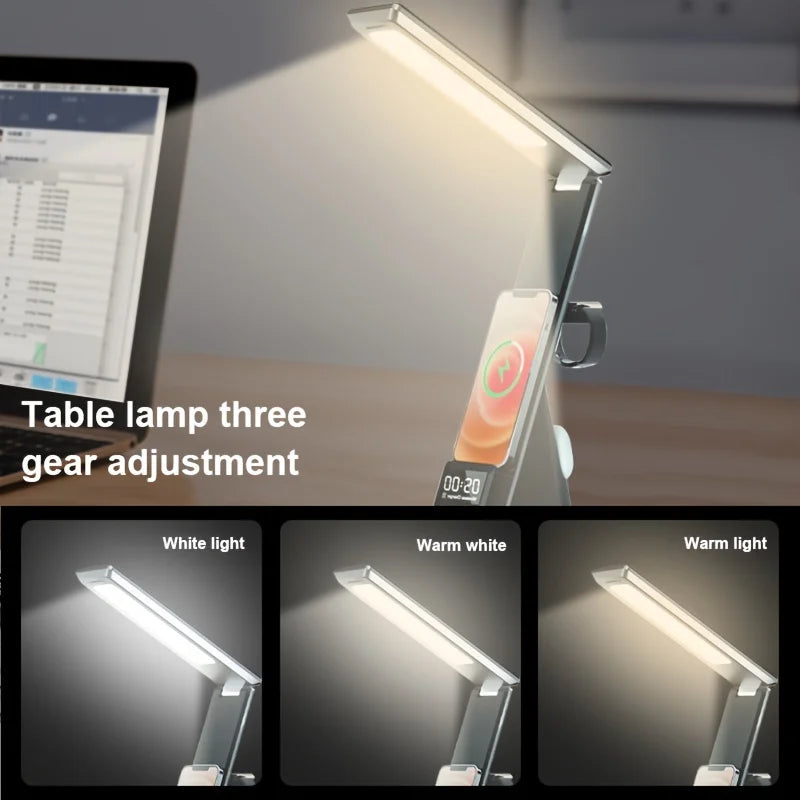 Five-in-one Foldable Desk Lamp Wireless Charger