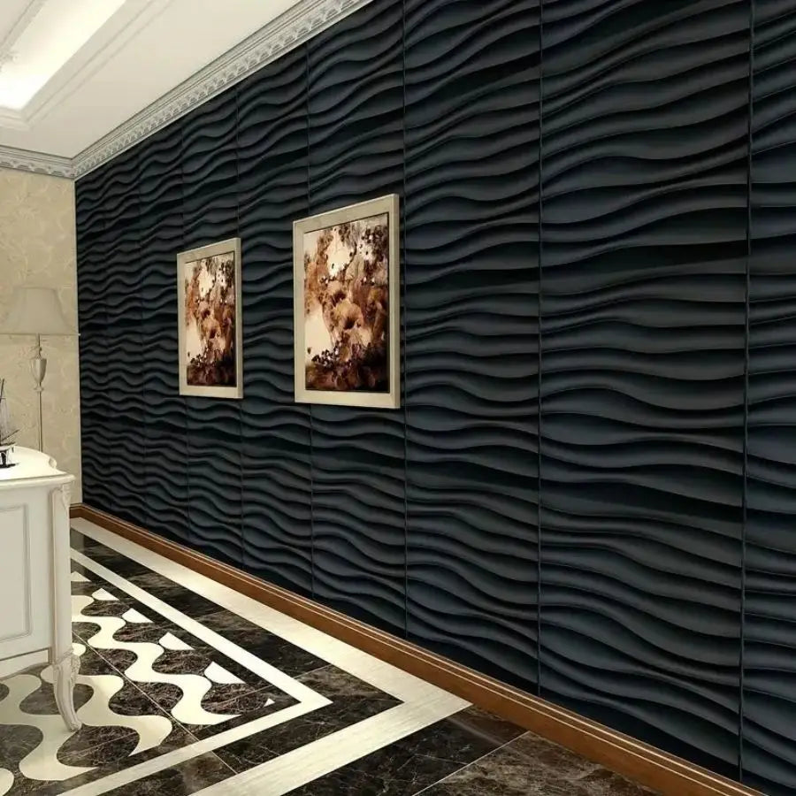 3D textured wall panels for indoor wall decoration