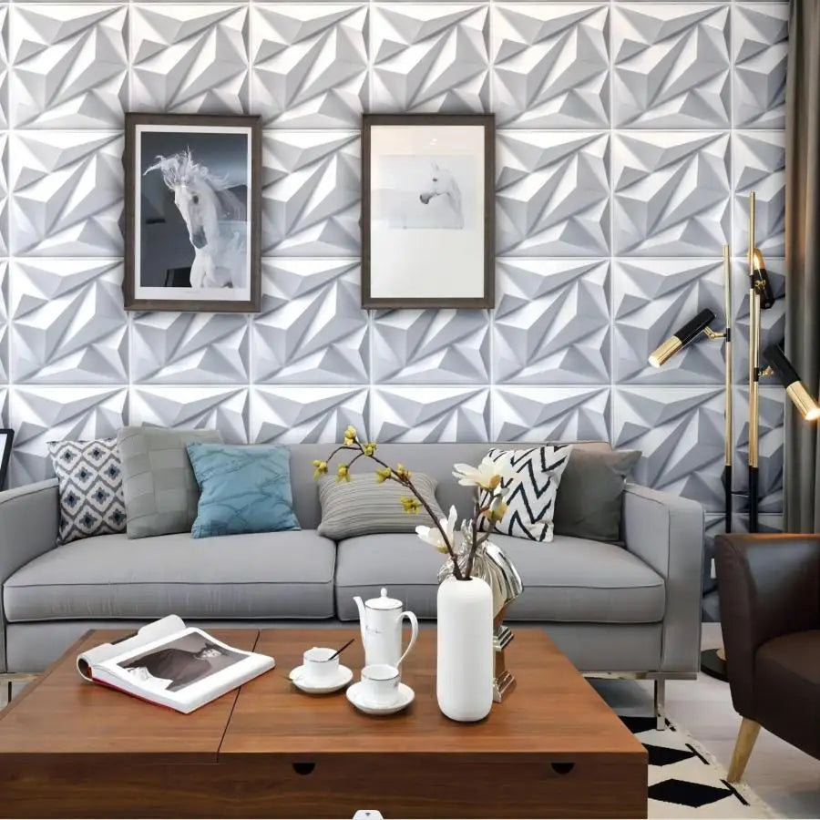 3D textured wall panels for indoor wall decoration