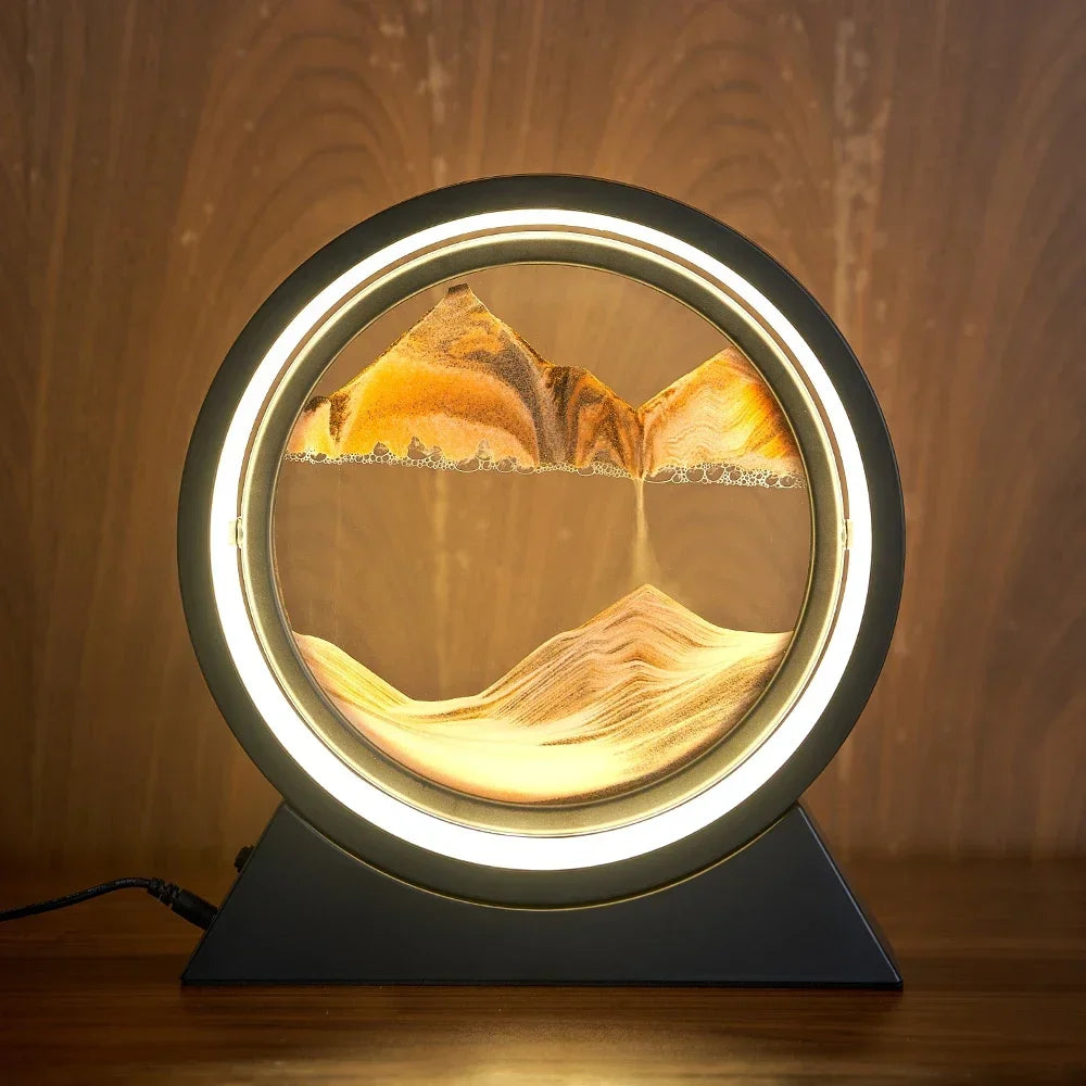 Moving Sand Art Lamp