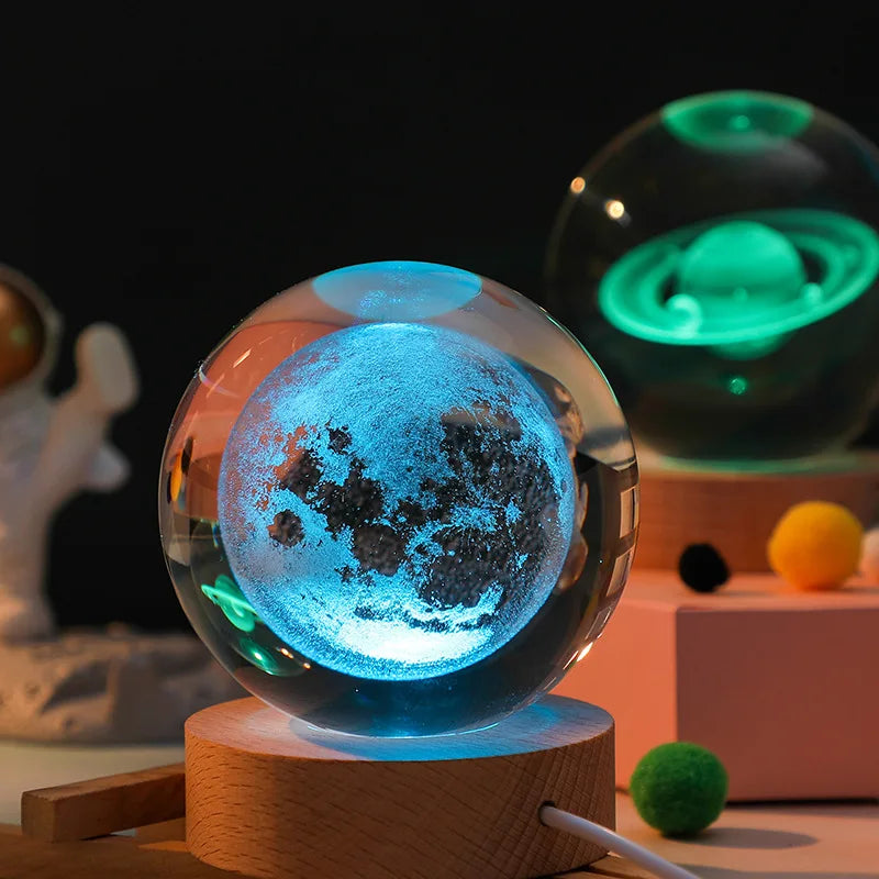 Galaxy Crystal Ball lamp