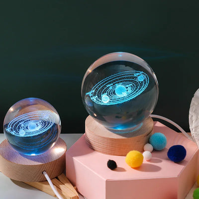 Galaxy Crystal Ball lamp