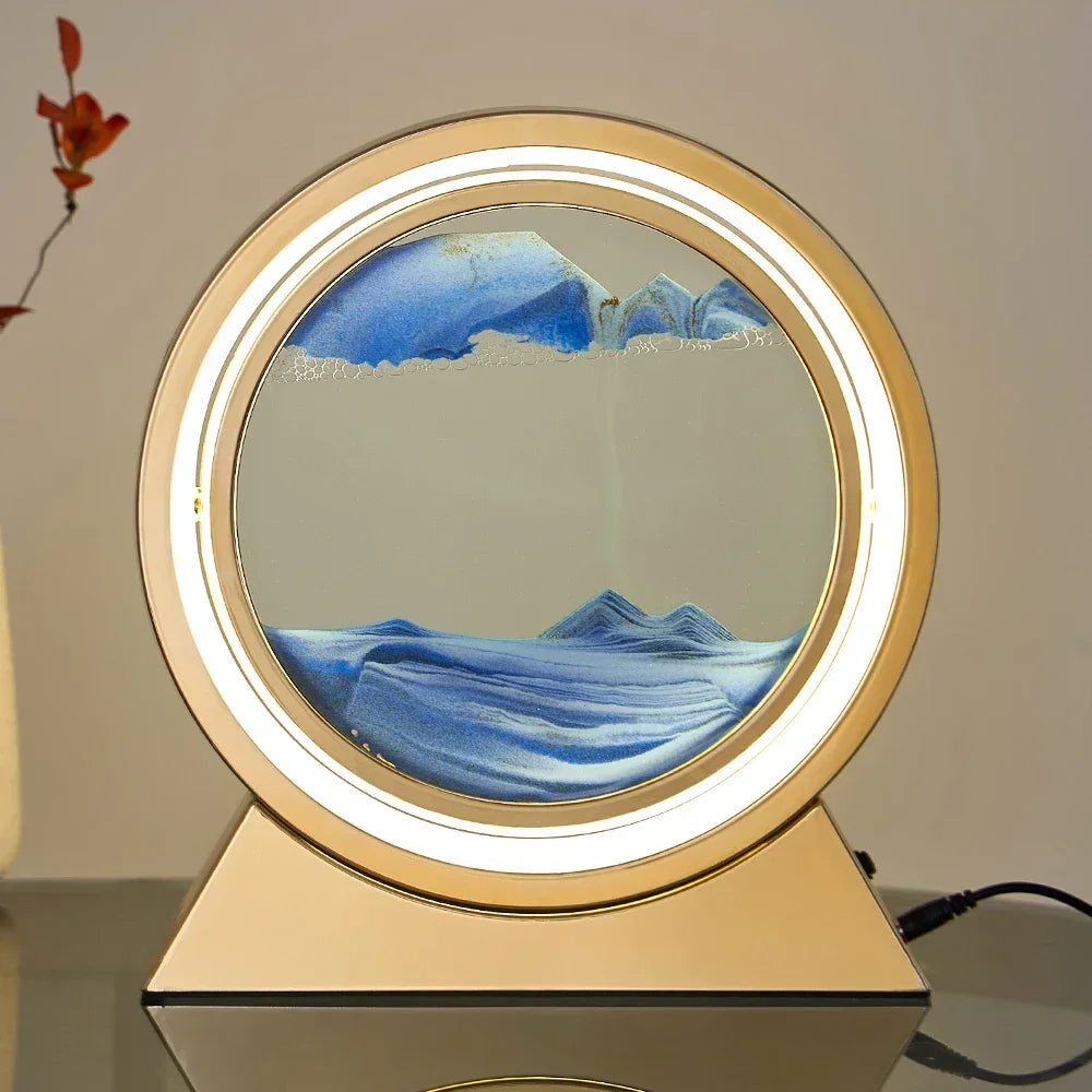 Moving Sand Art Lamp