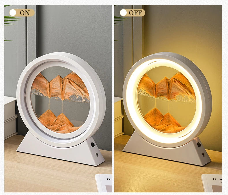 Moving Sand Art Lamp