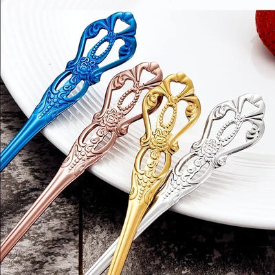 Royal European Complete Tableware (Golden Cutlery Set)