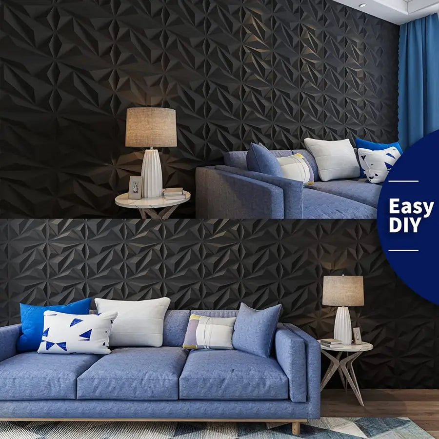 3D textured wall panels for indoor wall decoration