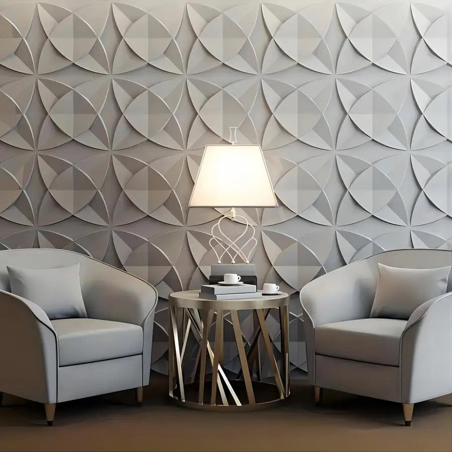 12pcs 3D wall panels for indoor wall decoration