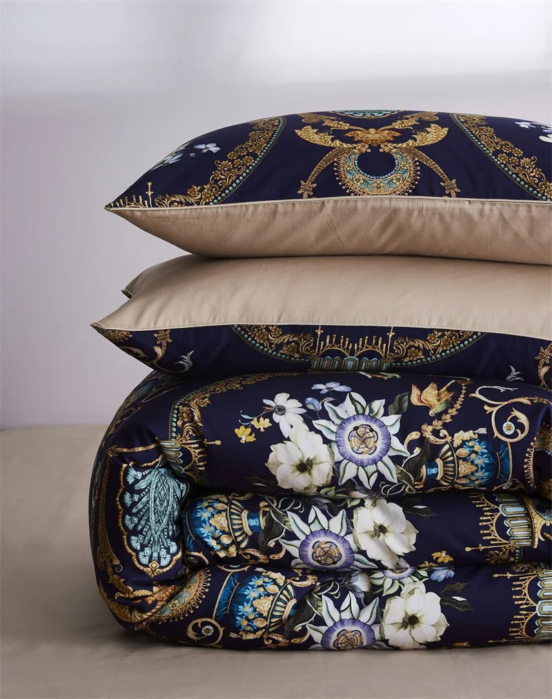 Luxe Serenity Egyptian Cotton Duvet Cover Set