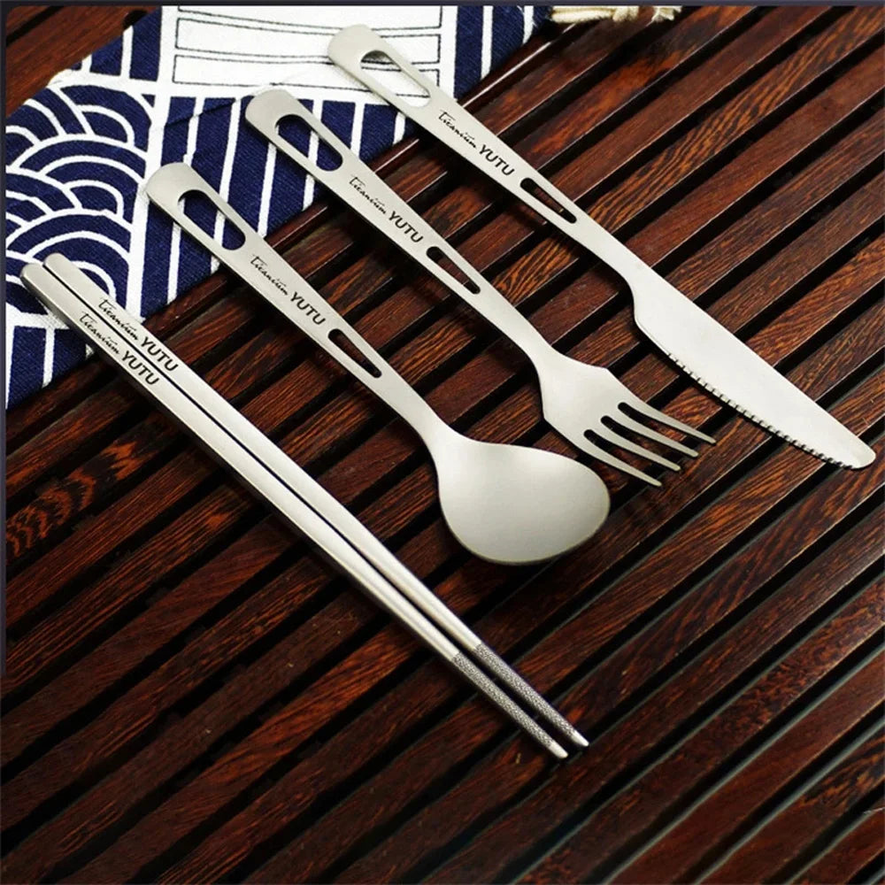 Pure Titanium Tableware Set