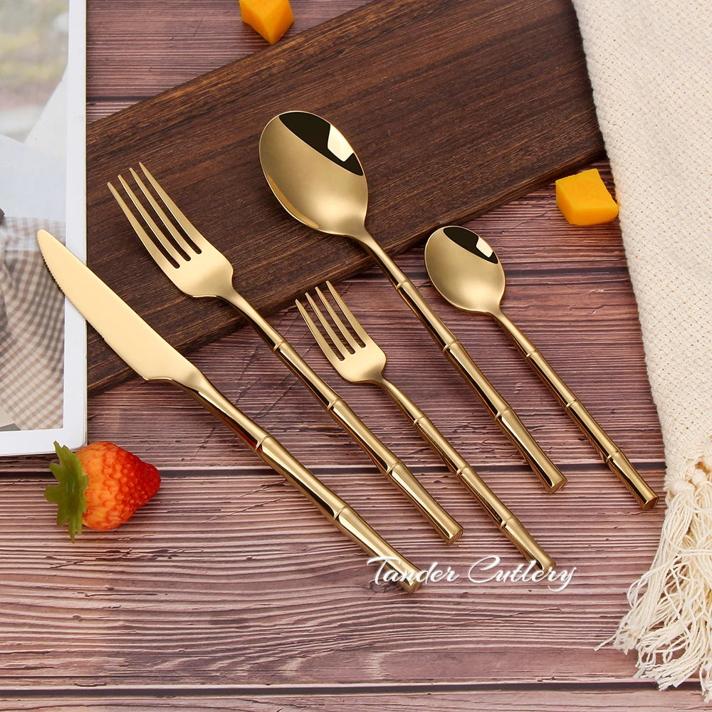 Western Tableware (Bamboo Style 10/15/20/25/30pcs)