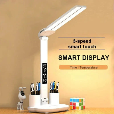 USB Chargeable Touch Desk Lights 2 Heads (180 Rotate)