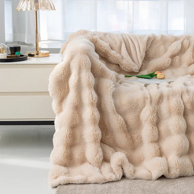 Velvet Hare Faux-Fur Throw