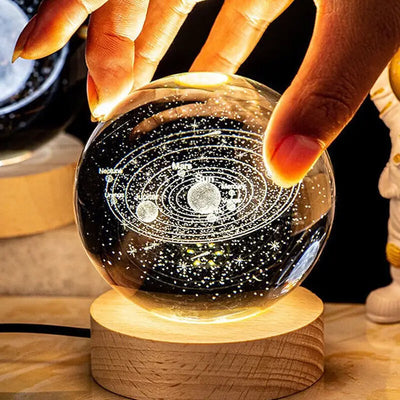 Galaxy Crystal Ball lamp