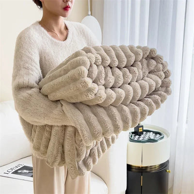 CuddleCloud Plush Throw Blanket