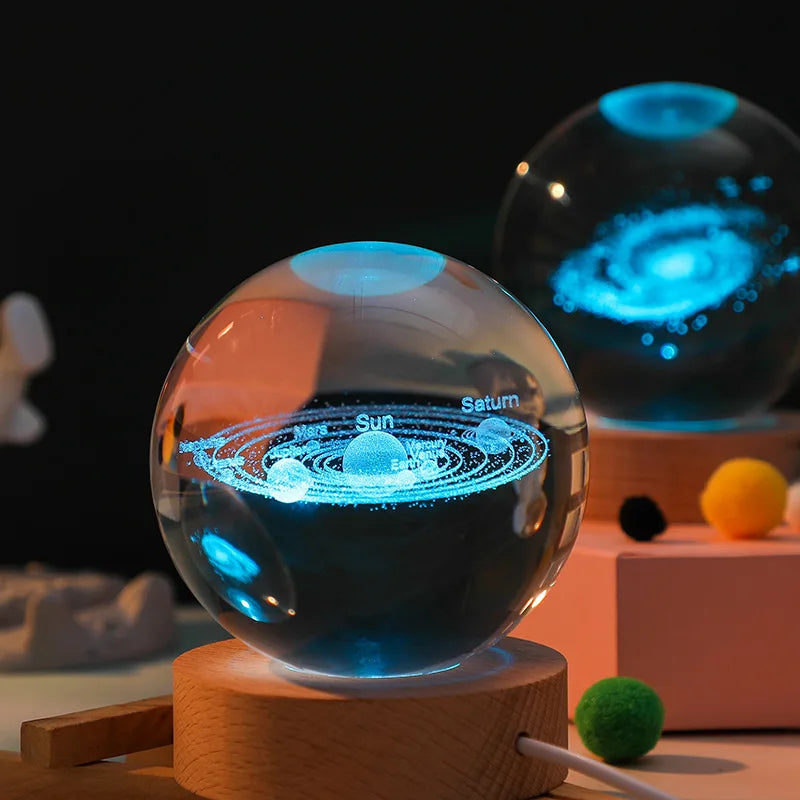 Galaxy Crystal Ball lamp