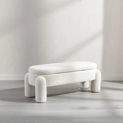 Upholstered Ottoman Storage Bench