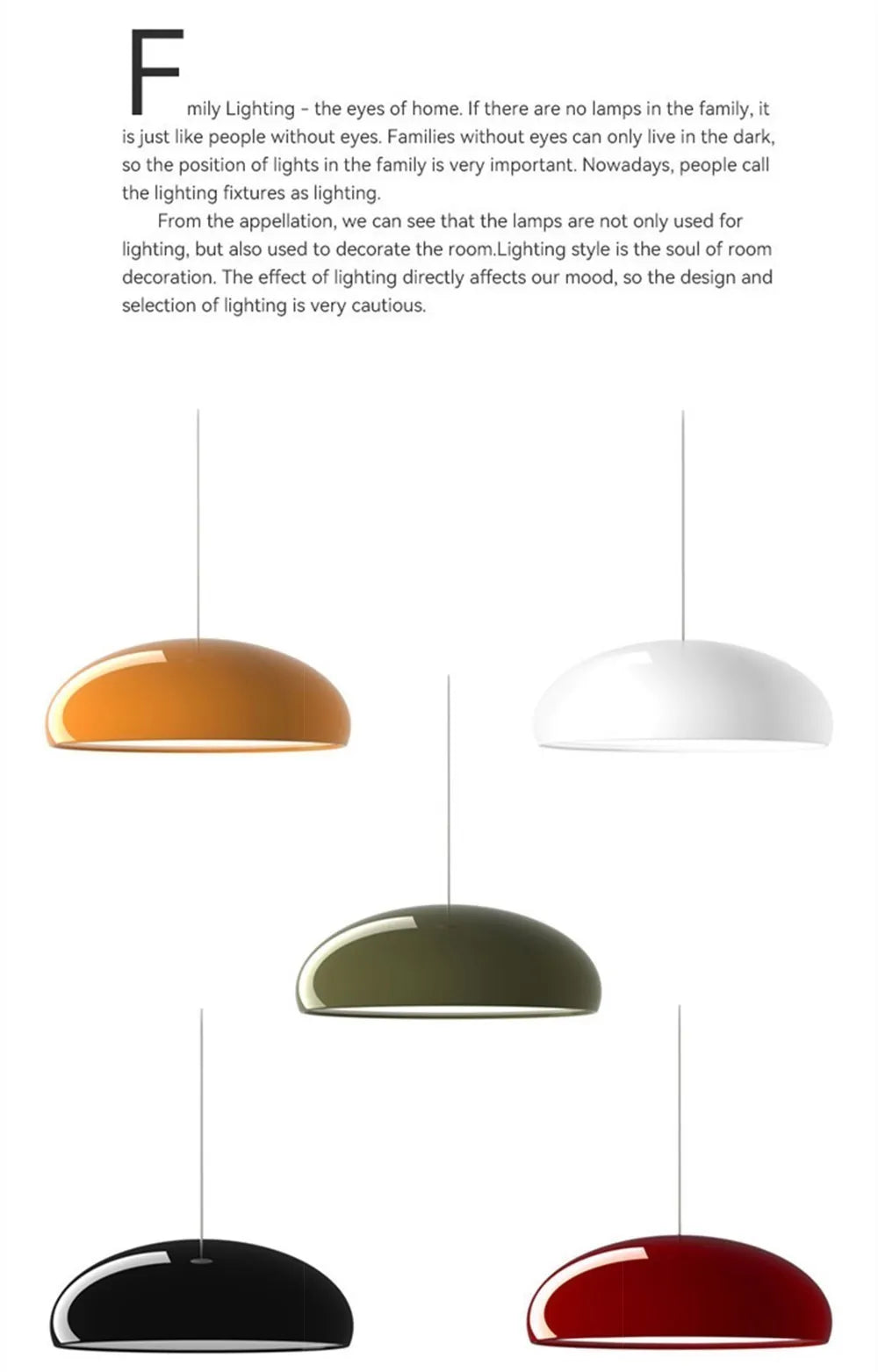 Macaron Pendant Light