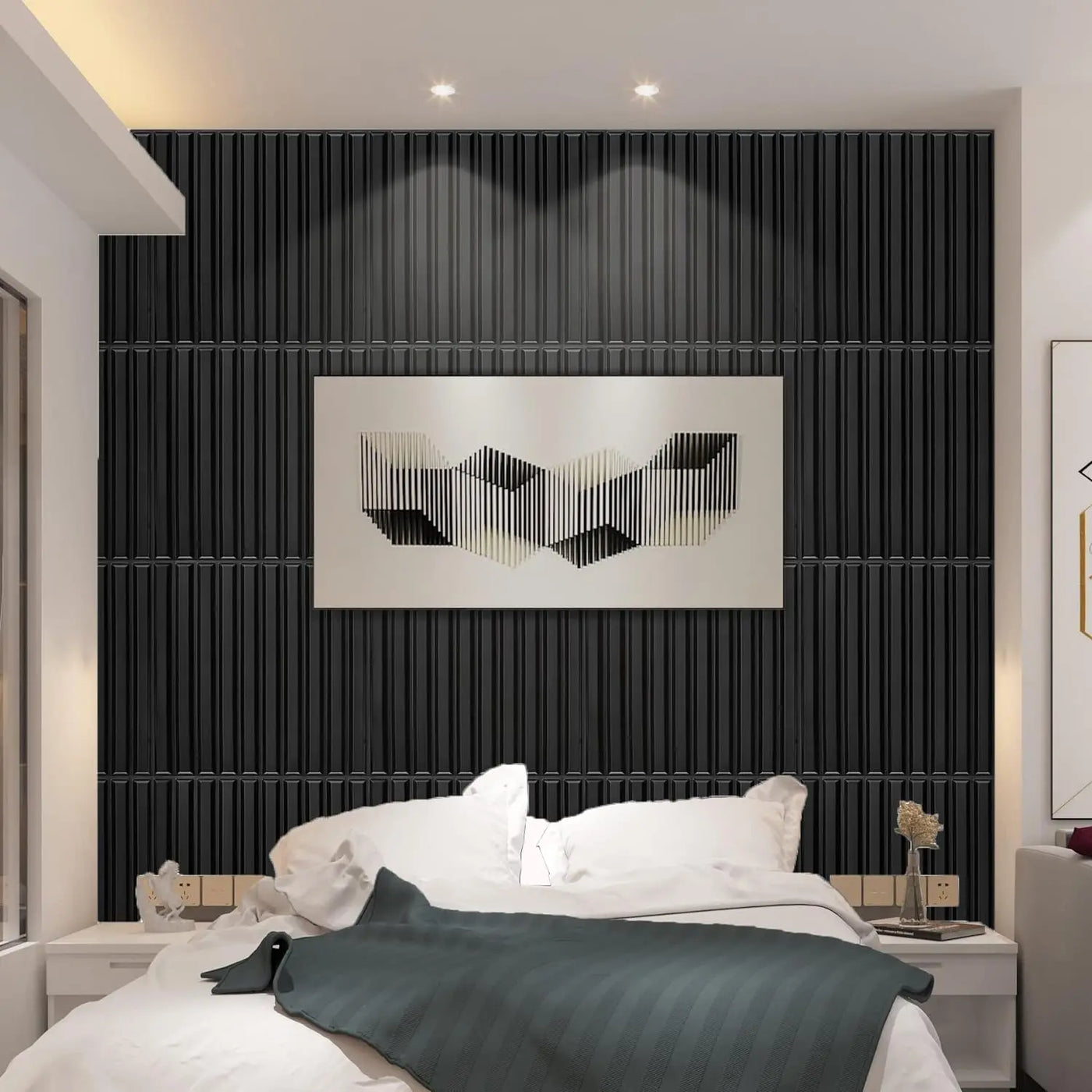 12pcs 3D wall panels for indoor wall decoration