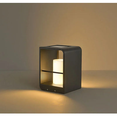 SolarGlow Marble Lantern