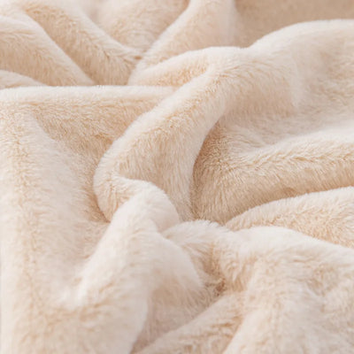 Velvet Hare Faux-Fur Throw