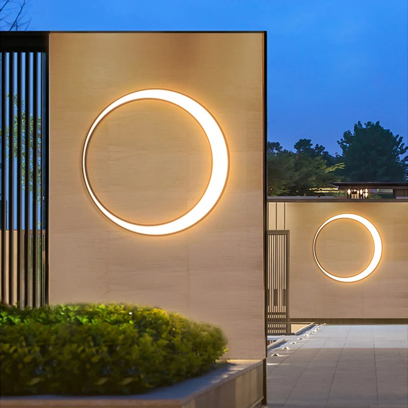 LED Moon Wall Light