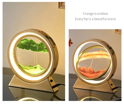 Moving Sand Art Lamp