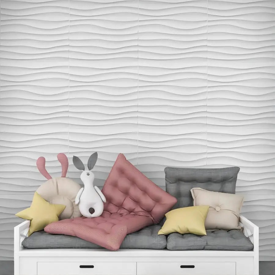 3D textured wall panels for indoor wall decoration