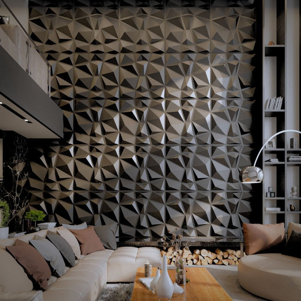 3D textured wall panels for indoor wall decoration