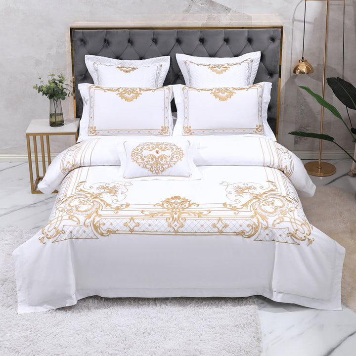 Golden Grace Egyptian Cotton Duvet Set (1000TC Egyptian Cotton)